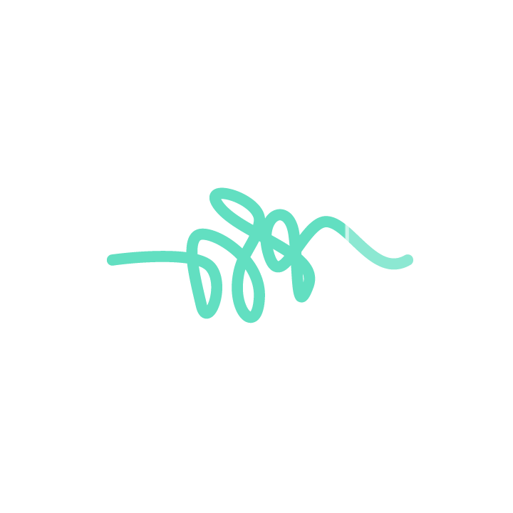 Logo de Viviendo con Demencia que consiste en un cubo semitransparente visto en perspectiva, que adentro contiene una figura que asemeja una cuerda enredada de color celeste.